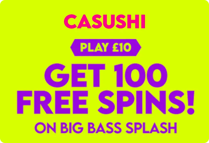 casushi welcome offer and free spins